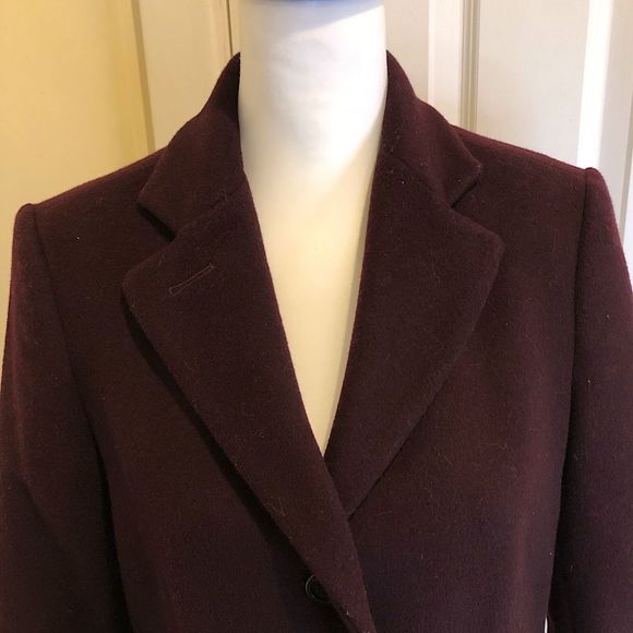 RALPH LAUREN Wine Wool Equestrian Riding Blazer Longer Coat Sz 6 NWOT - Picture 14 of 16